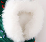 Cat autumn and winter Christmas elk vest little snowman cotton coat thick fleece pet cat clothes