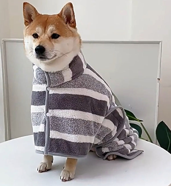 Pet towels Small, medium and large dog absorbent towels Shiba Inu Corgi dog soft quick-drying towel bath towel