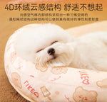 Autumn and winter dog tatami sleeping mat cat warm thick velvet mat Teddy kennel pillow sofa pet nest