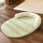 Autumn and winter dog tatami sleeping mat cat warm thick velvet mat Teddy kennel pillow sofa pet nest