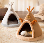 Christmas autumn and winter dog elk tent yurt kennel warm thickened closed cat nest pet nest