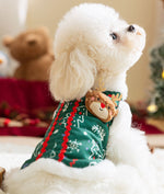 Manteau en coton pour chien, accessoires tridimensionnels, automne et hiver, gilet de noël, chaud, vacances, Teddy Bichon, vêtements pour animaux de compagnie