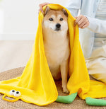 Pet towels Small, medium and large dog absorbent towels Shiba Inu Corgi dog soft quick-drying towel bath towel