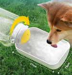 Dog Large Capacity Pet Outdoor Drinking Kettle Cat Drinker Portable Water Cup Food Integrated