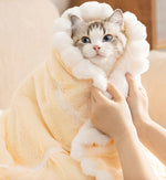 Autumn and winter cat bubble velvet thick blanket dog warm pad pet sleeping blanket