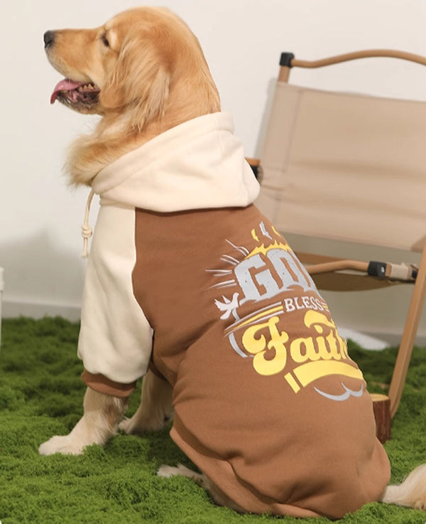 Vêtements pour chiens automne et hiver Labrador moyen et grand chien Border Collie vêtements en coton pour animaux de compagnie Golden Retriever sweat-shirt pour chien chaleur d'hiver