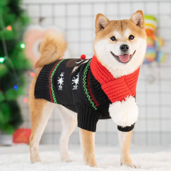 Vêtements pour chiens automne et hiver pull Shiba Inu Teddy bouledogue français vêtements d'hiver chiens et chiots de petite et moyenne taille