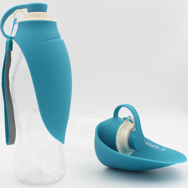 Pets go out leaf water bottle