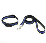 Nylon reflective traction rope collar set