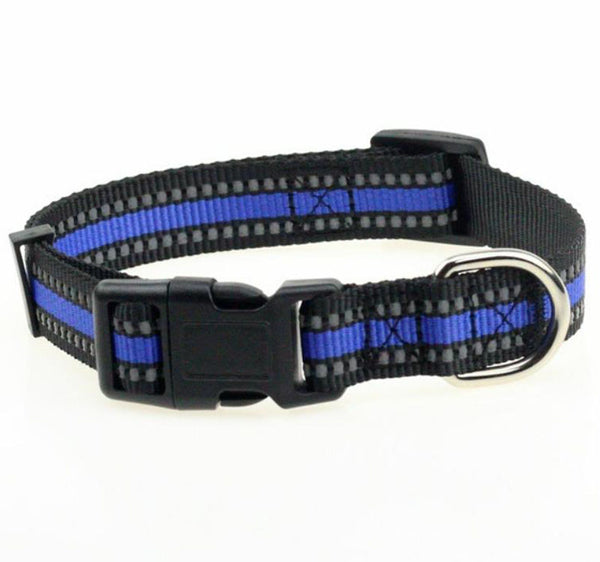 Nylon reflective traction rope collar set