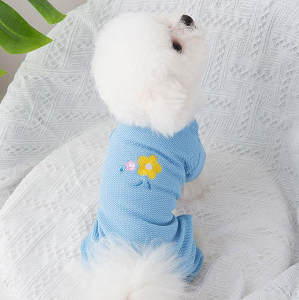 Summer puppy four-legged home wear thin breathable clothes