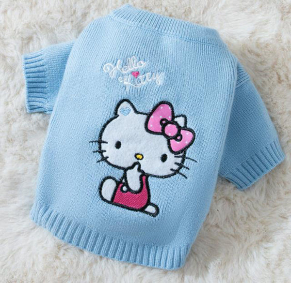 printemps et automne chiot chien chat pull deux pieds vêtements pour animaux de compagnie chemise de fond