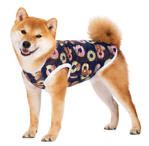 Vêtements pour chiens moyens et grands, printemps et automne, chemise d'été pour animaux de compagnie Labrador Shiba