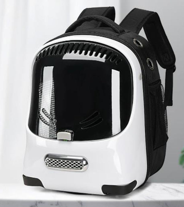 New pet cat bag space capsule pet cat backpack transparent outgoing cat carrying bag cat trolley backpack