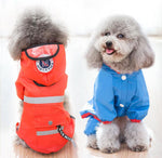 New medium and small dog raincoat