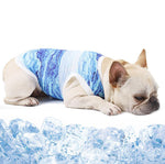 Pet cooling vest, summer breathable pet cold sense heatstroke prevention and cooling clothing, Bull dog clothes