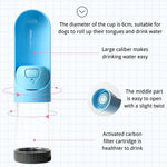 Pet out drinking bottle