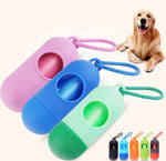 Pet multi-color cleaning and environmental protection portable cat and dog litter bag