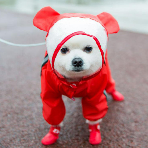 Large medium small Four legged waterproof dog clothing