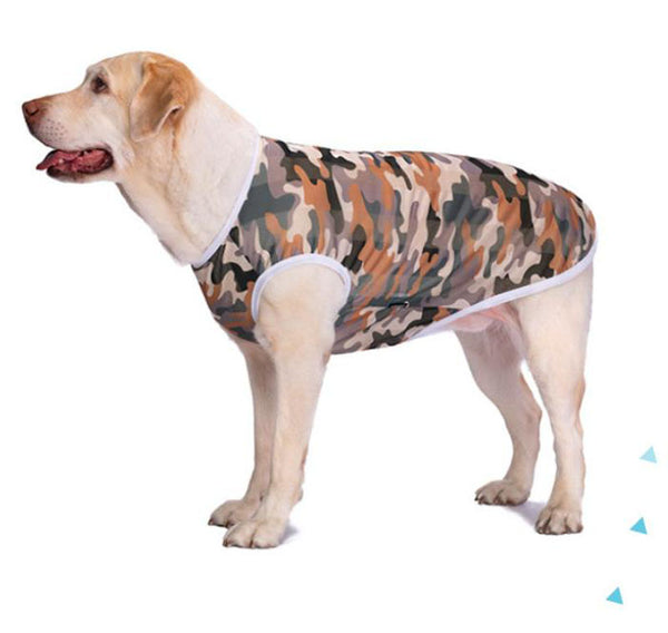 Pet Clothes Thin Golden Retriever Labrador Breathable Vest Dog Sun Protection Clothes