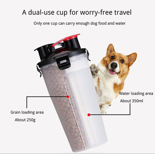 Pet water food bottle