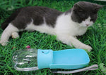 Folding pet water bottle