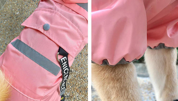 Shiba inu dog raincoat