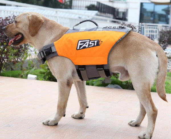 New Reflective Printed Pet Dog Life Jacket Dog Swimming Suit Dog Swimming Supplies Dog Swimwear Vest