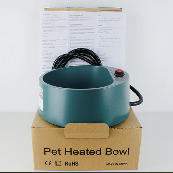 Pet heating bowl