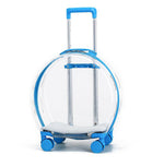 Pet trolley case out portable transparent cat and dog bag multifunctional pet backpack