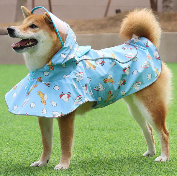 New Pet Clothes Reflective Cape Raincoat Small and Medium Dog Raincoat