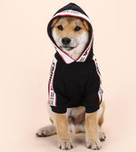 Pet autumn and winter plus velvet thickened two hooded sweater