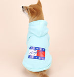 Dog's feet plus velvet warm personality trend hooded sweater