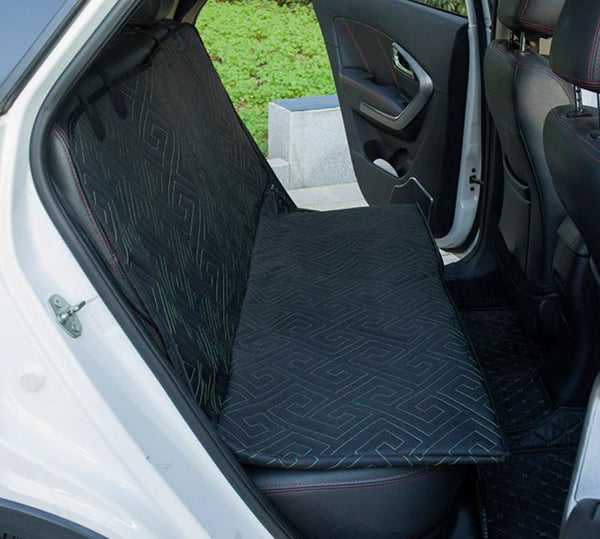 Waterproof pet car mat with removable rear seat pet mat