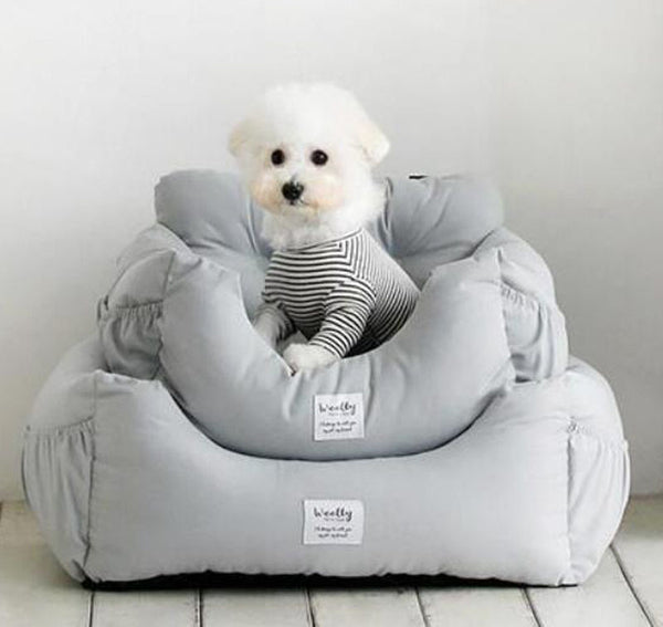 Pet car nest rear and front dog safety seat