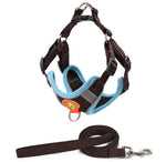 Reflective breathable leash for pet chest harness