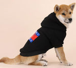 Dog's feet plus velvet warm personality trend hooded sweater