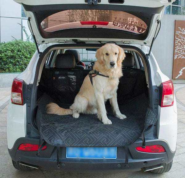 Waterproof pet car mat with removable rear seat pet mat