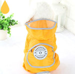 Big pocket small dog four-legged raincoat