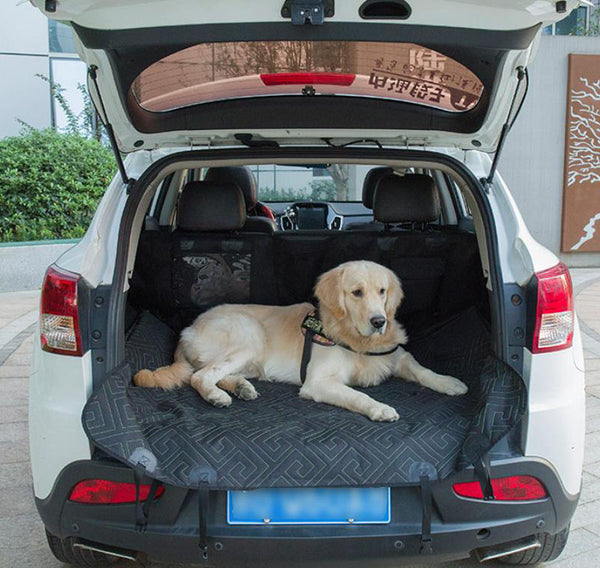 Waterproof pet car mat with removable rear seat pet mat