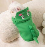 Autumn and winter hooded sweater funny cute cat feet pet clothes