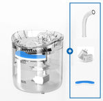 Pet water dispenser automatic circulation filter cat water dispenser smart pet water feeder flowing water kitten