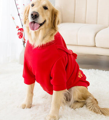 New Year Festive Festive Medium and Large Dog Pet Warm Sweatshirt