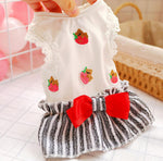 Pet dog cat spring and summer new skirt