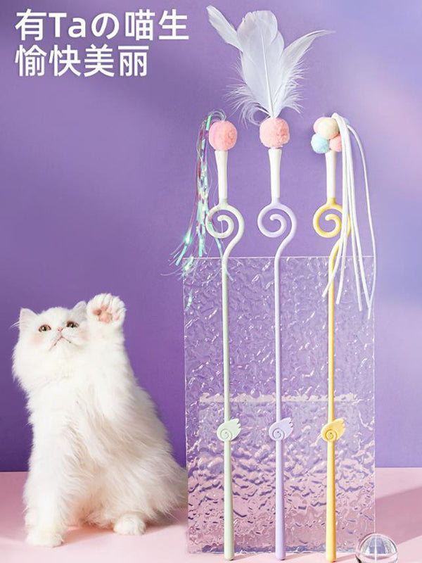 Fairy funny cat stick cat toy