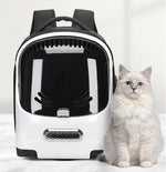 New pet cat bag space capsule pet cat backpack transparent outgoing cat carrying bag cat trolley backpack