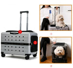 New pet bag large pet air box PC universal wheel pet trolley case