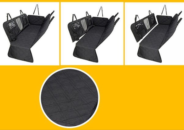 Waterproof pet car mat with removable rear seat pet mat