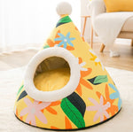 Christmas autumn and winter dog elk tent yurt kennel warm thickened closed cat nest pet nest