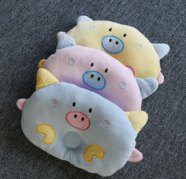 Pet cute pig pattern protection cervical spine deep sleep dog cat pillow